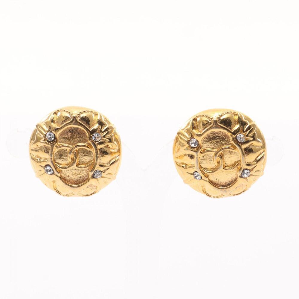 CHANEL Authentic White Logo Earrings - Picture 2 of 7